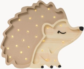 Ručne vyrobená detská LED-lampa's časovačom a ovládačom Hedgehog