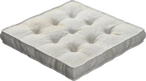 Sedák Kamil s úchytom farba produktu sivá látka lesklá, zapletaná, vzorované