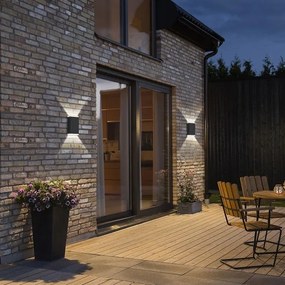 Brilagi - LED solárne nástenné svietidlo SUN GUARD LED/2W/3,7V 2000 mAh IP45