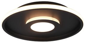 TRIO 680819332 ASCARI stropné svietidlo LED D400mm 35W/4100lm 3000K IP44 matná čierna, switchdimmer