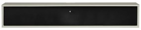 Čierno-béžový TV stolík 133x22 cm Mistral – Hammel Furniture