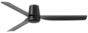 FARO Barcelona FARO 33830 - Stropný ventilátor PUNT TUB M čierna pr. 130 cm + diaľkové ovládanie FA33830