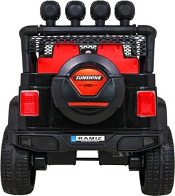 Ramiz Terénne auto Raptor Drifter Flames + diaľkové ovládanie + pohon 4x4 + úložný priestor + pomalý štart + MP3 LED