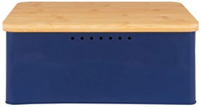 ERNESTO® Chlebník s bambusovým uzáverom (modrá) (100348364)