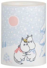 LED sviečka Moomin Let it snow 10cm