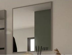 Nástenné zrkadlo Jar 65x70 cm, šedá%