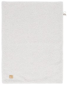 Biela detská deka s baránkom 100x77 cm – Meowbaby