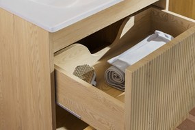 Závěsná skříňka pod umyvadlo Nordic 60 cm dub cremona