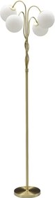 Stojacia lampa Glamy 176 cm biela/zlatá