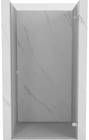 Mexen, Mexen Lunar-B Otočné pravé sprchové dvere 60 cm, priehľadné, chróm - 832-060-000-01-00-P