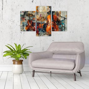 Obraz - Hudobné nástroje (90x60 cm)
