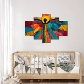 Obraz - Maľovaný anjel (150x105 cm)