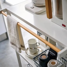 Matne biely oceľový regál 60x90x46,5 cm Tower – YAMAZAKI