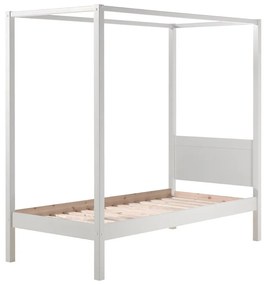 Biela detská posteľ 90x200 cm PINO CANOPY – Vipack