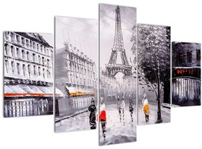 Obraz - Olejomaľba, Paríž (150x105 cm)