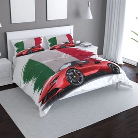 Sablio Obliečky Ferrari Talianska vlajka - 140x200 / 90x70
