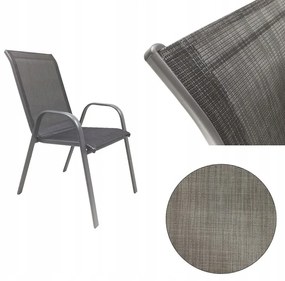 Záhradná stolička MAJORKA 55 x 65 x 90 cm šedá