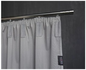 Looks by Wolfgang Joop Zamatový záves, 135 x 245 cm, 2 kusy (bledosivá)  (100390451)