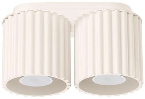 Sollux  SL.1790 - Bodové svietidlo AURA 2xGU10/10W/230V krémová