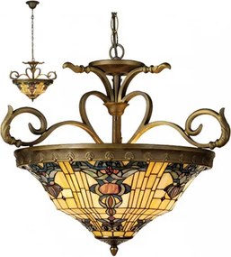 GOLD Tiffany luster do obývačky Ø56