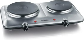 Severin DK 1014 - Varič s dvoma platničkami 2500W/230V, nerezové prevedenie