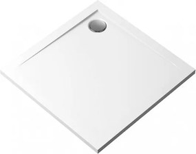 Polimat Štvorcová akrylátová sprchová vanička Geos 80x80 (90x90, 100x100) POLIMAT-Farba: Biela, POLIMAT-Rozmery: 80x80
