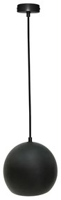 Luster na lanku FLEN 1xE27/40W/230V pr. 20 cm čierna