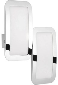 Wofi 4526.02.01.6000- SADA 2x LED Stmievateľné nástenné svietidlo SAGA LED/8W/230V