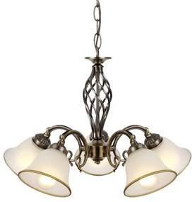 Globo 60208-5 - Luster na reťazi ODIN 5xE27/60W/230V