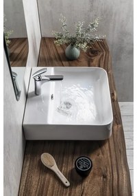 Isvea - Umývadlo na dosku/závesné SOTT AQUA 50x50 cm keramika/biela