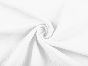 Biante Detské mušelínové posteľné obliečky do postieľky Nature MSN-010 Biele Do postieľky 90x140 a 50x70 cm