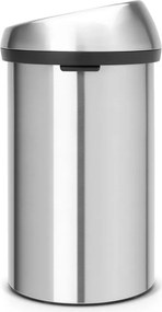Dotykový oceľový odpadkový kôš v matne striebornej farbe 60 l Touch Bin – Brabantia