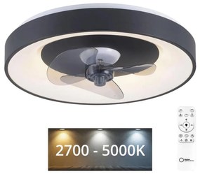 JUST LIGHT. 14644-18 -LED Stropné svietidlo s ventilátorom VENIKA LED/36W/230V+DO