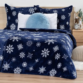4Home Obliečky mikroflanel Midnight Snowfall, 140 x 220 cm, 70 x 90 cm