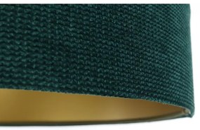 Luster na lanku TWIST 1xE27/60W/230V zelená/zlatá