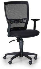 Kancelárska stolička VENLO, čierna