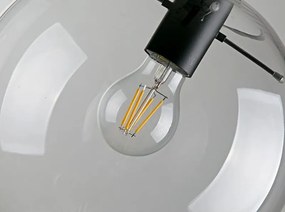 Toolight - Závesné svietidlo Lassi 20+25+30 cm APP309-3C, čierna, OSW-00341