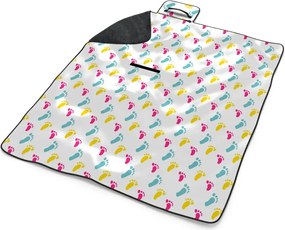 Sablio Plážová deka Odtlačok nožičiek: 200x140 cm