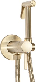 Rea Loop Lungo, podomietková bidetová batéria, zlatá matná, REA-B6311