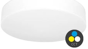 Ecolite WML300-CCT/24W/BI - LED Stropné svietidlo MAKARON LED/24W/230V IP44 biela