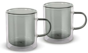 Lamart LT9121 2-dielna súprava pohárov Tea Vaso, 350 ml, čierna