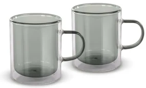 Lamart LT9121 2-dielna súprava pohárov Tea Vaso, 350 ml, čierna