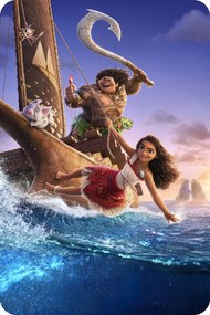 Vaiana 3 - textilná nálepka na stenu