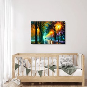 Obraz - Nočná prechádzka (90x60 cm)