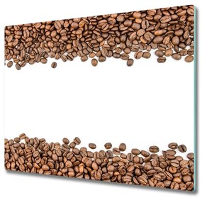 Sklenená doska na krájanie Zrnková káva 60x52 cm