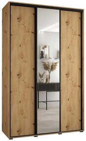 Skriňa 45 Canaris 3 180 artisan/čierna