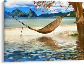 Obraz - Relax na pláži (70x50 cm)