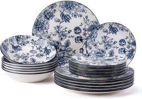 Porcelánová sada tanierov GIVERNY 18 ks