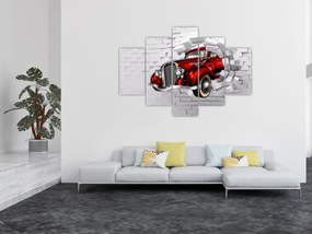 Obraz - Červené auto (150x105 cm)