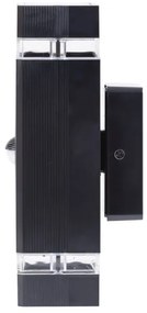 Vonkajšie nástenné svietidlo so senzorom NIZZA 2xGU10/35W/230V IP65